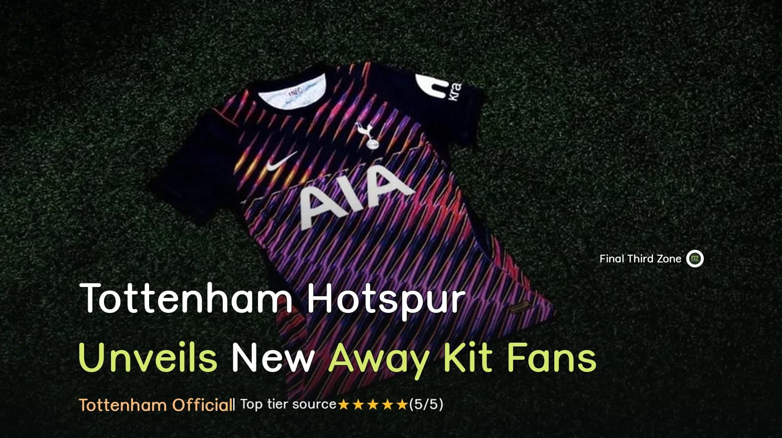 Tottenham Hotspur Unveils New Away Kit for Fans