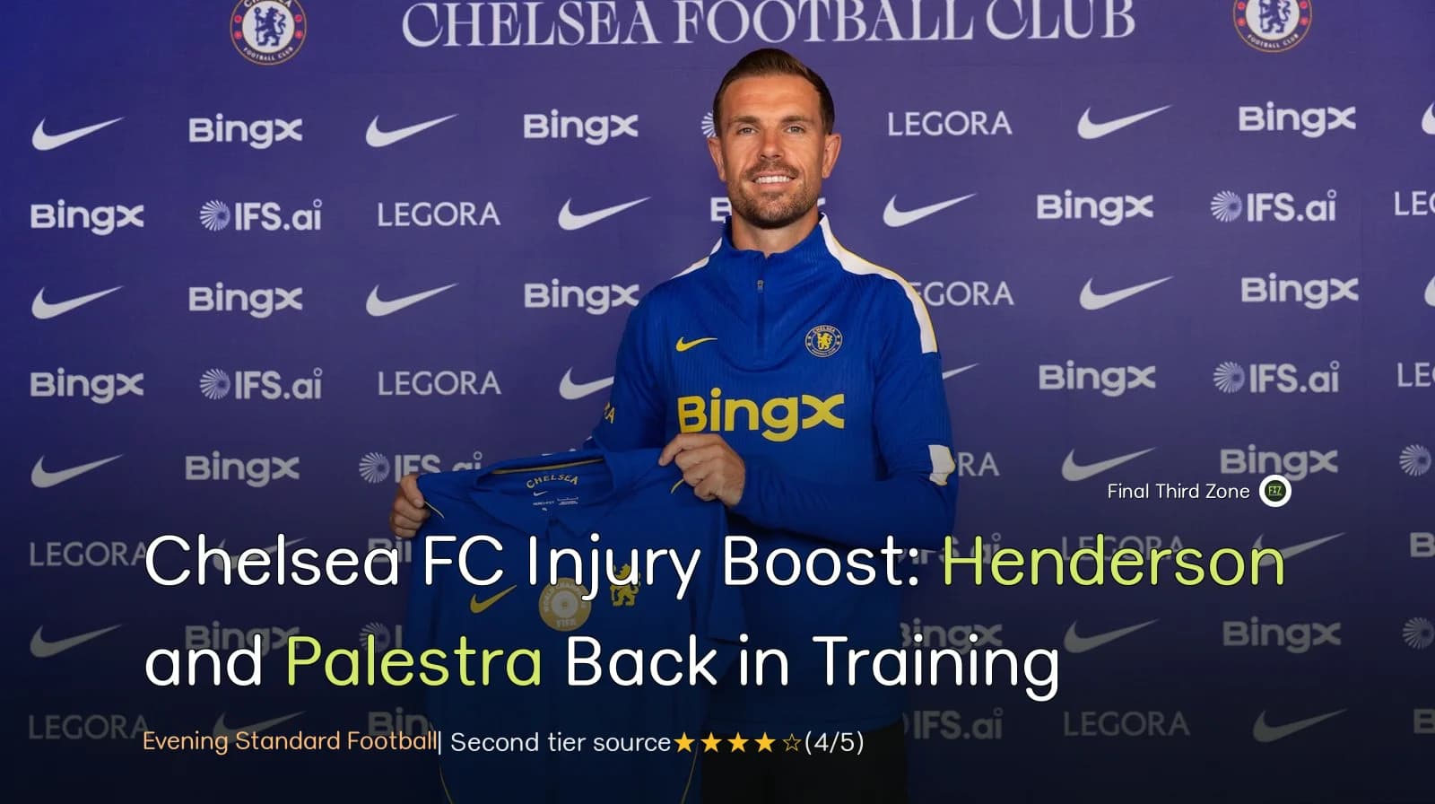 Chelsea FC Injury Boost: Henderson and Palestra Back in Training