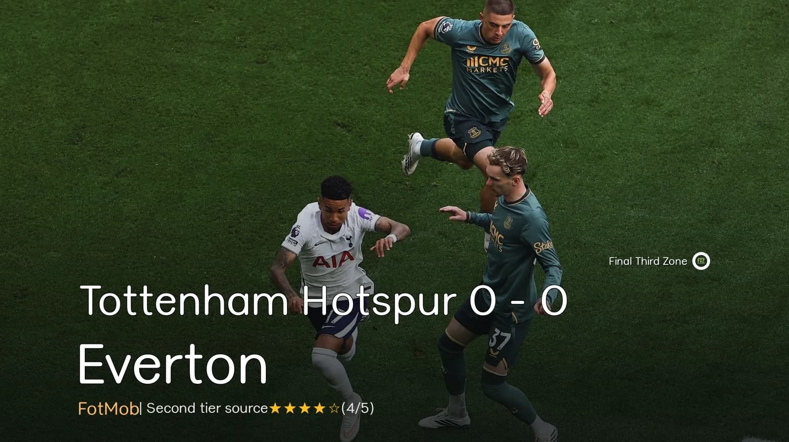 Tottenham Hotspur 0 - 0 Everton
