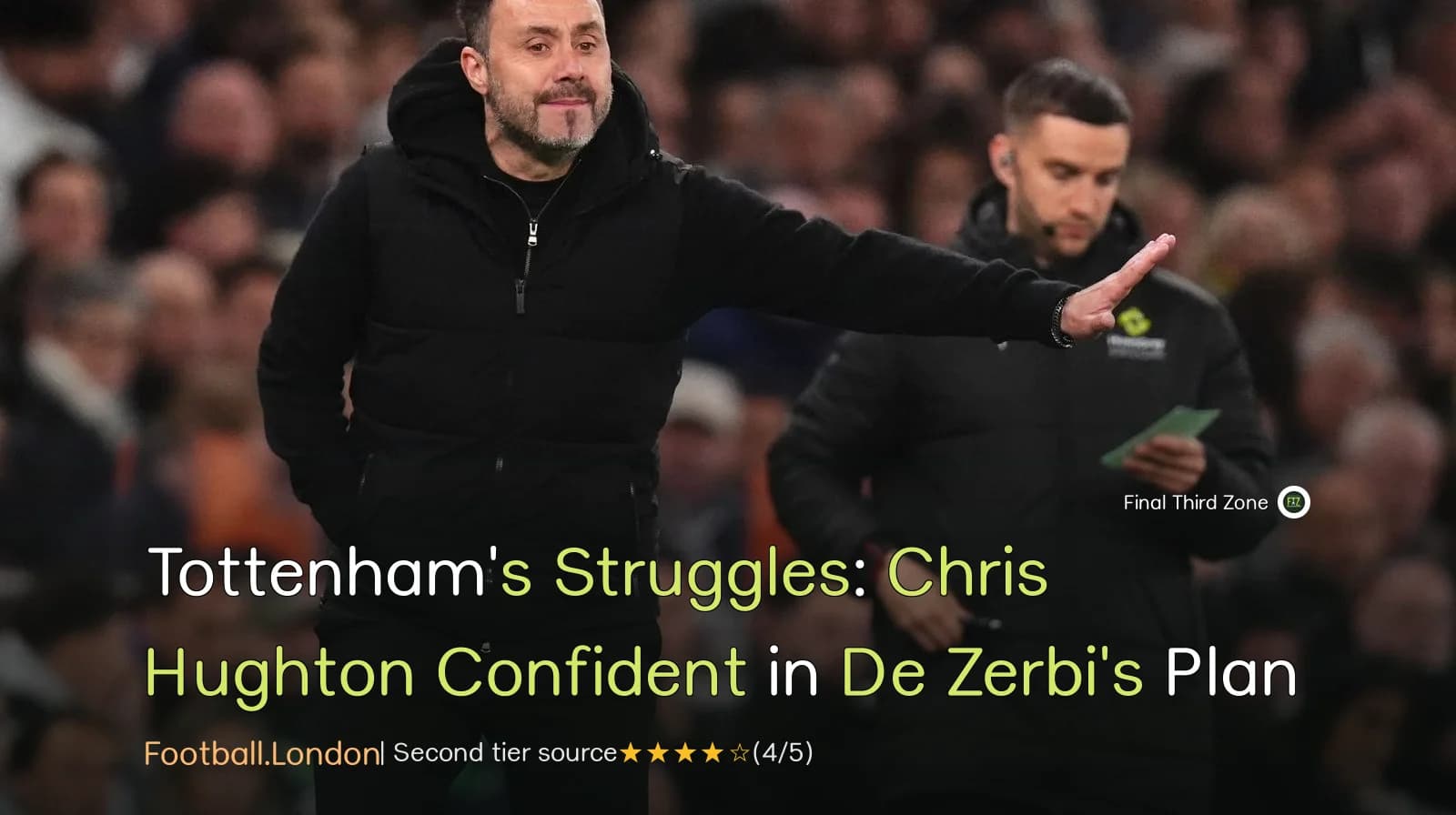 Tottenham's Struggles: Chris Hughton Confident in De Zerbi's Plan