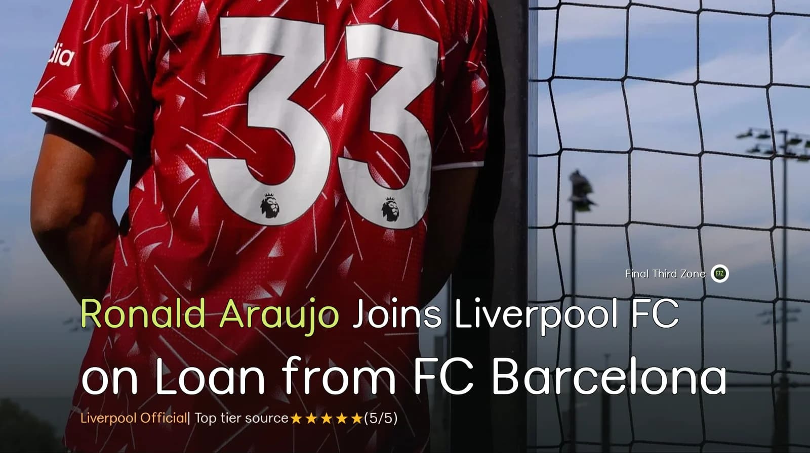 Ronald Araujo Joins Liverpool FC on Loan from FC Barcelona