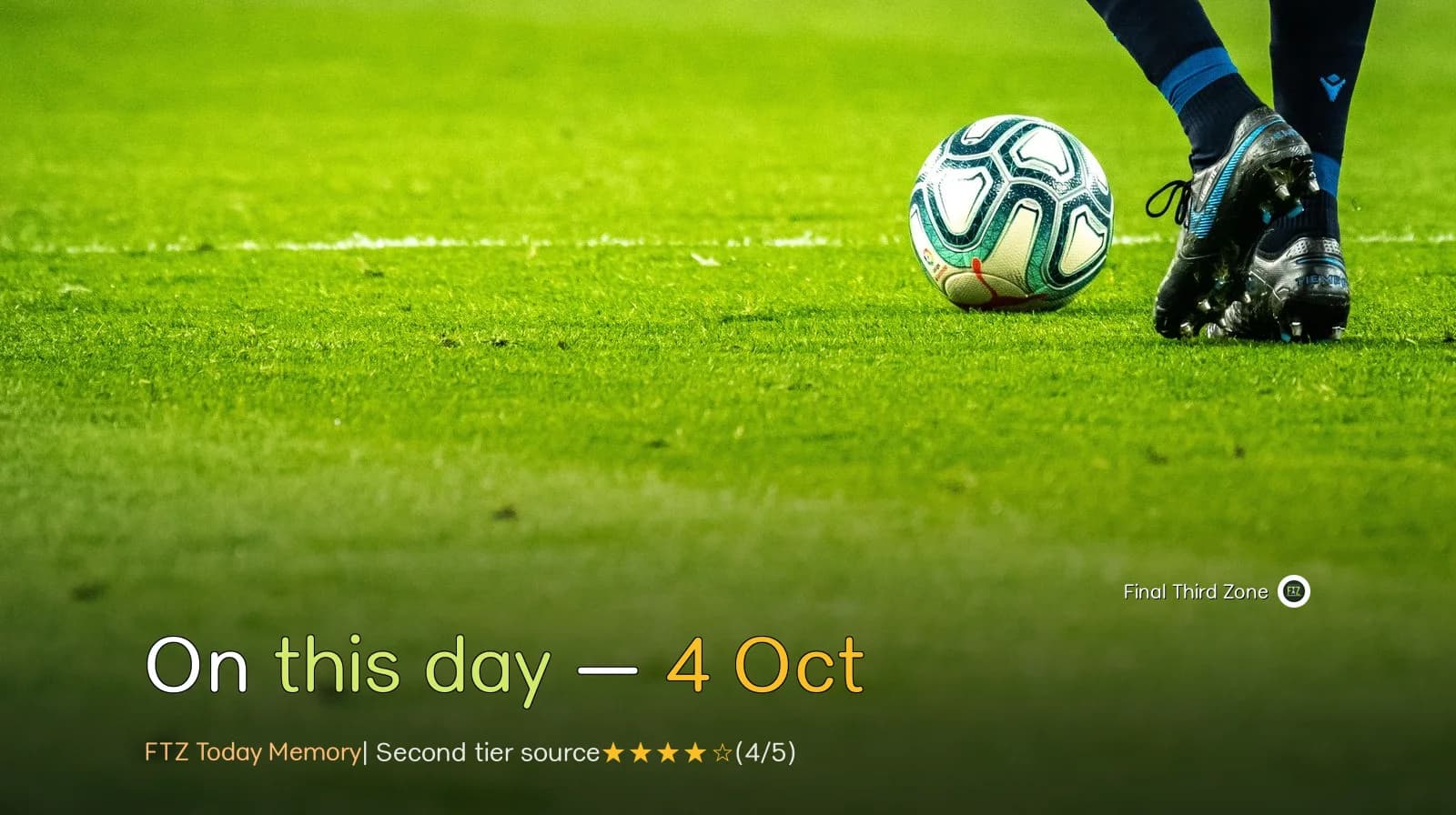 On this day — 4 Oct