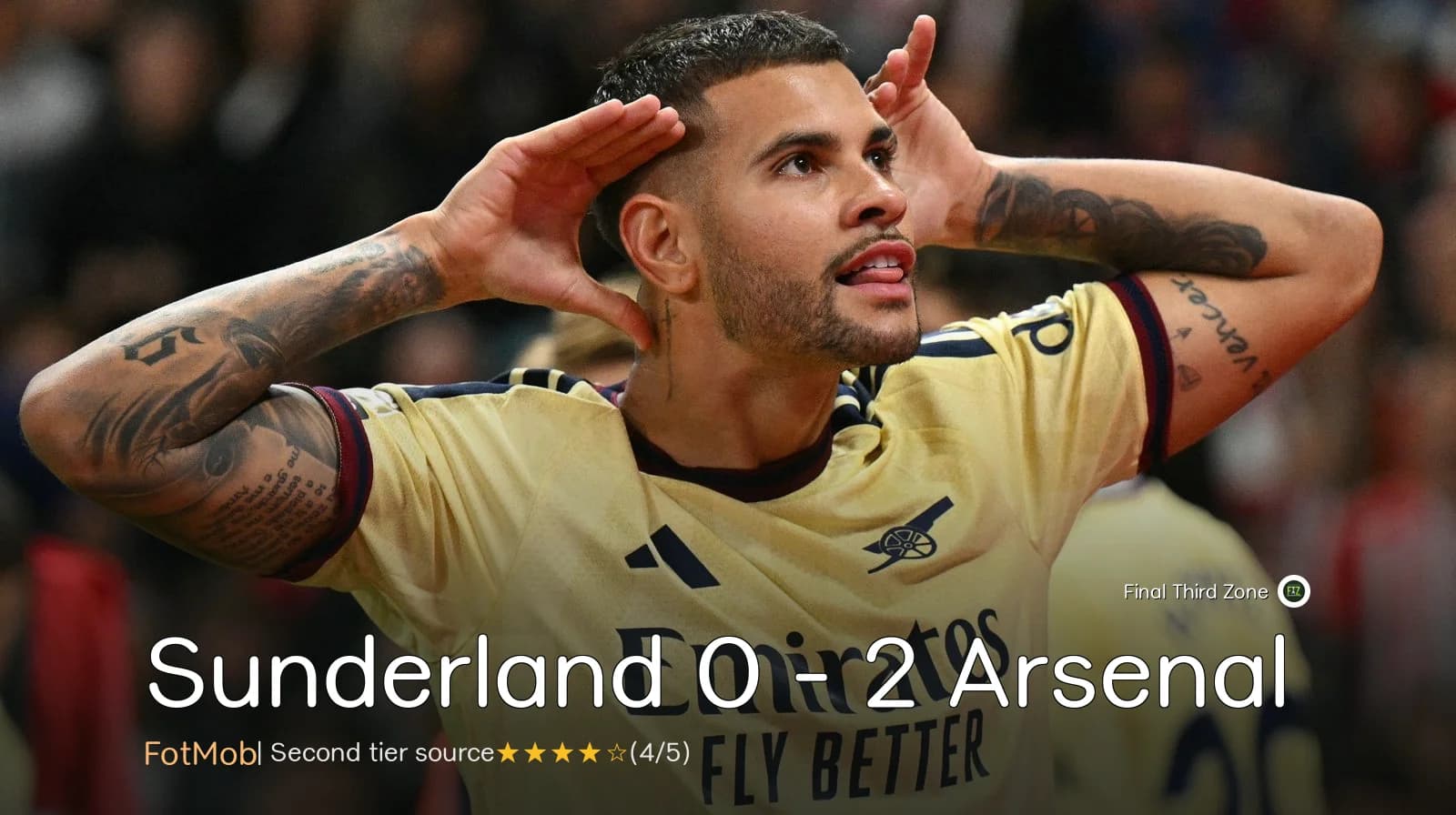 Sunderland 0 - 2 Arsenal