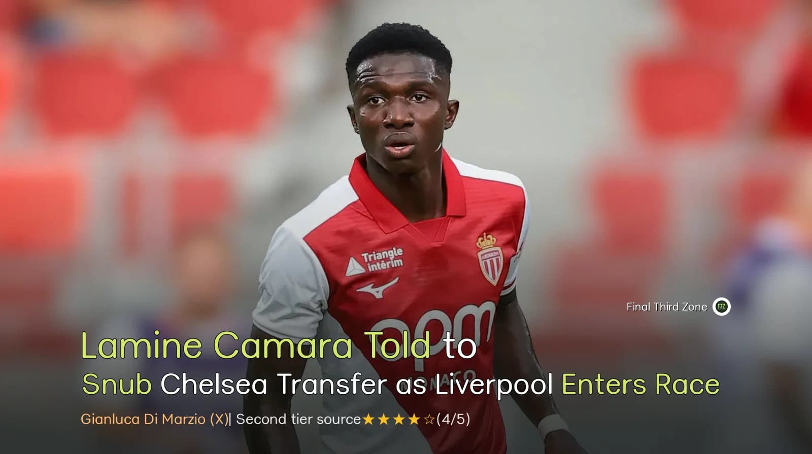 Lamine Camara Told to Snub Chelsea Transfer as Liverpool Enters Race