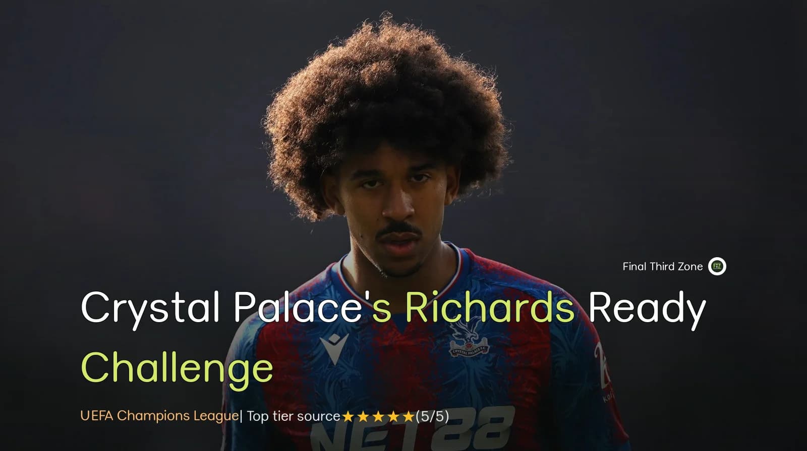 Crystal Palace's Richards Ready for Europa League Challenge