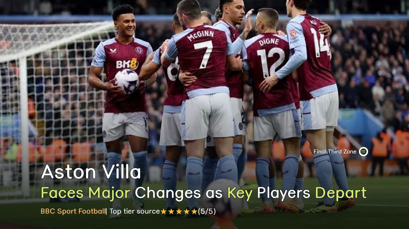 Aston Villa Faces Major Changes as Key Players Depart