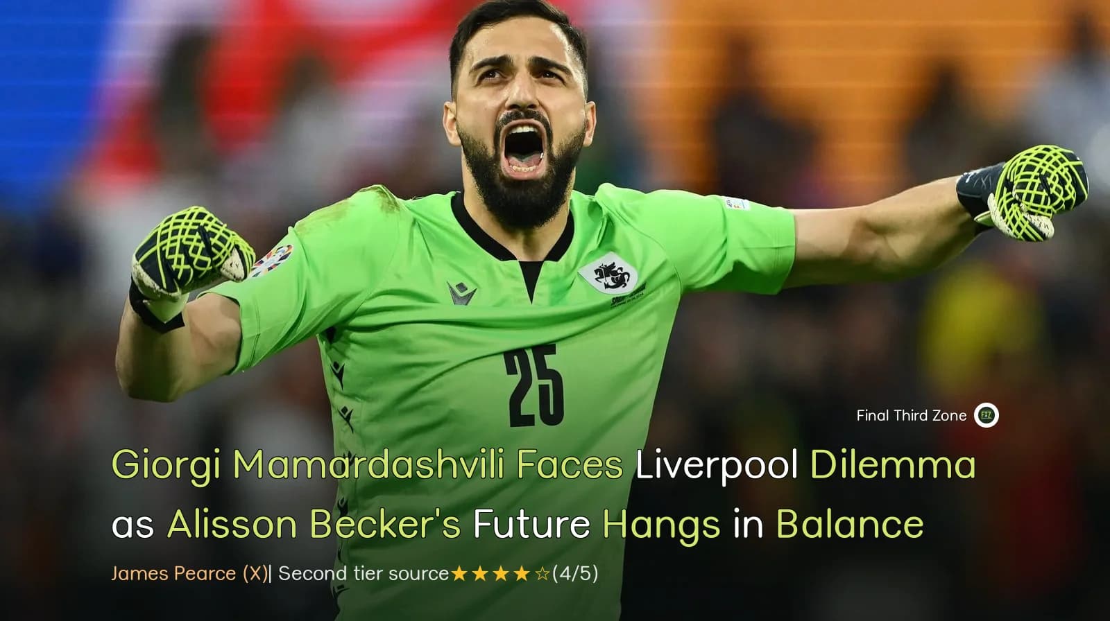 Giorgi Mamardashvili Faces Liverpool Dilemma as Alisson Becker's Future Hangs in Balance