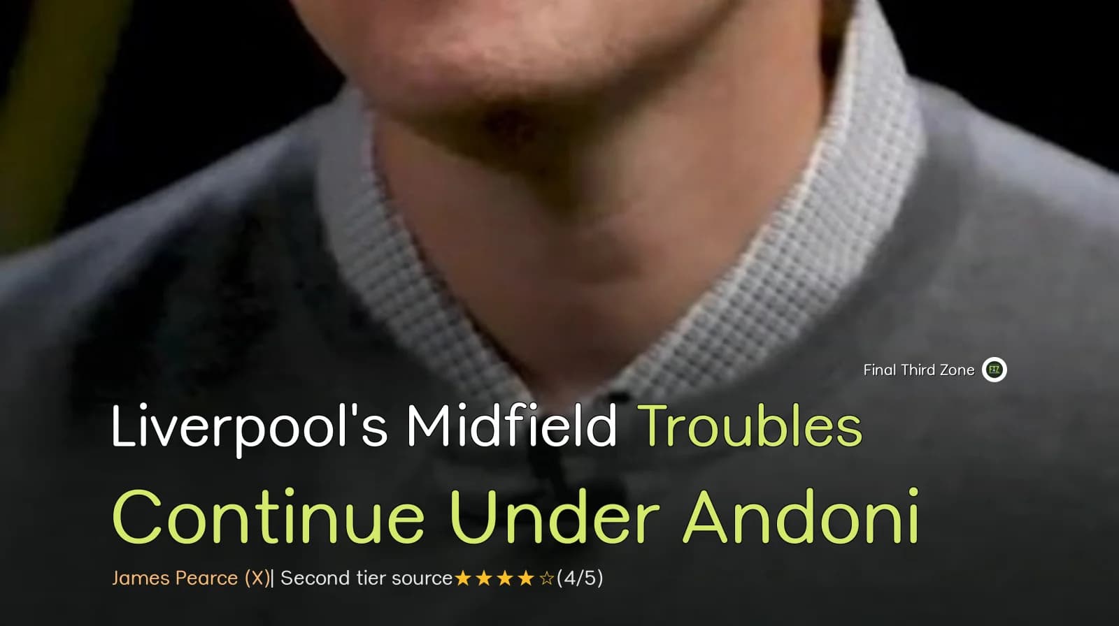 Liverpool's Midfield Troubles Continue Under Andoni Iraola