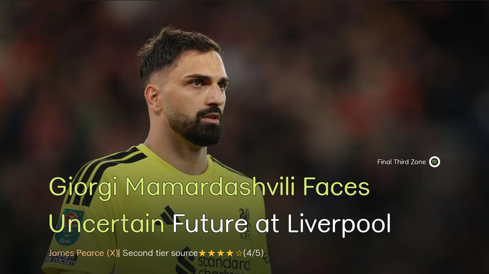 Giorgi Mamardashvili Faces Uncertain Future at Liverpool