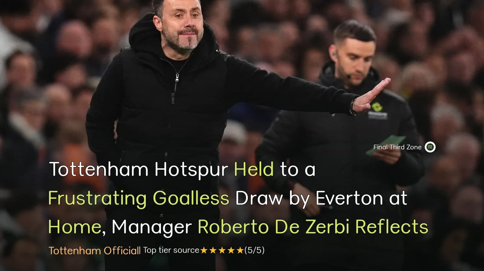 Tottenham Hotspur Held to Draw by Everton in Premier League