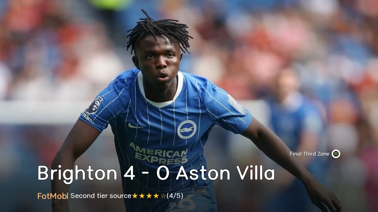 Brighton 4 - 0 Aston Villa
