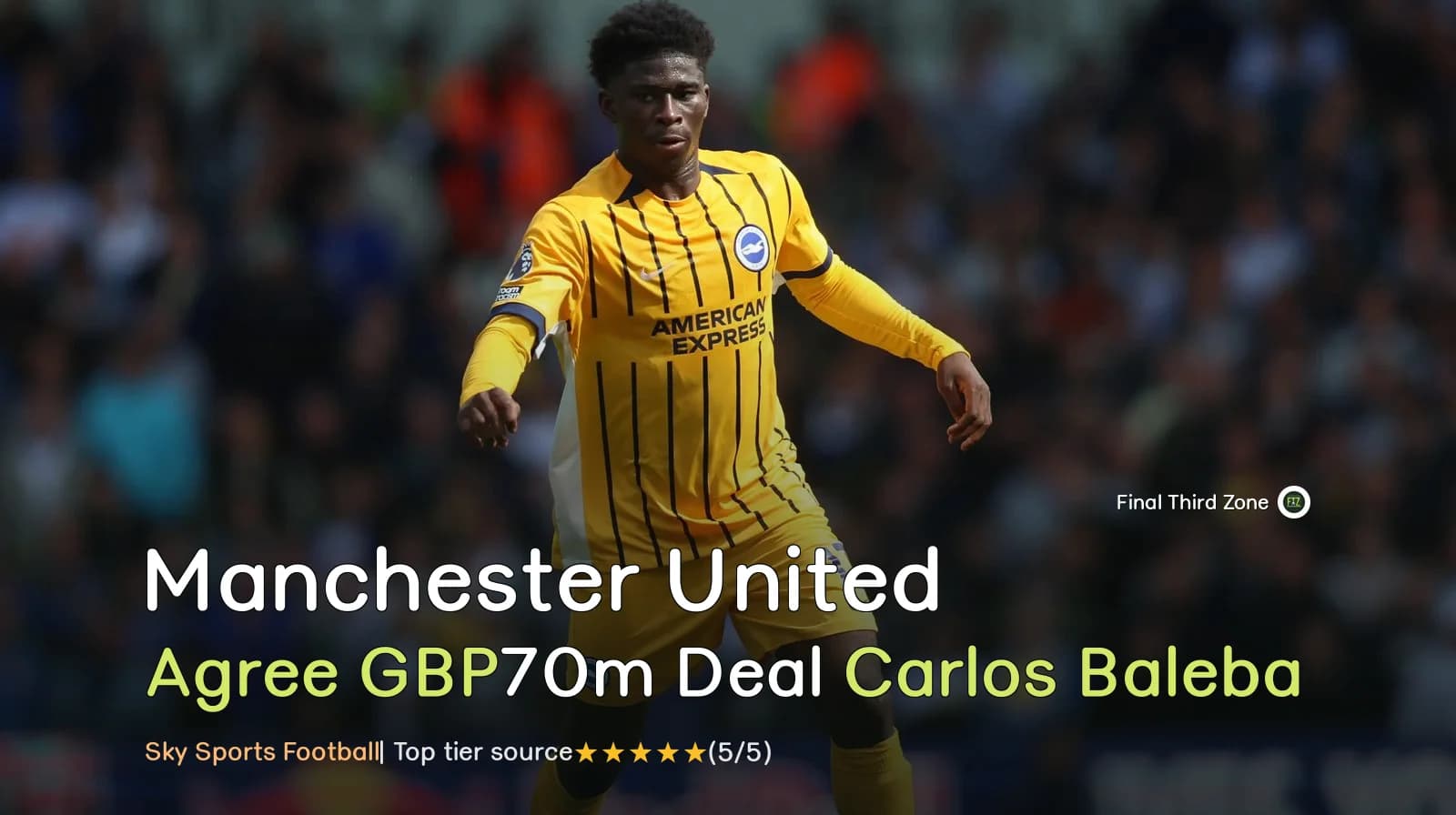 Manchester United Agree £70m Deal for Carlos Baleba