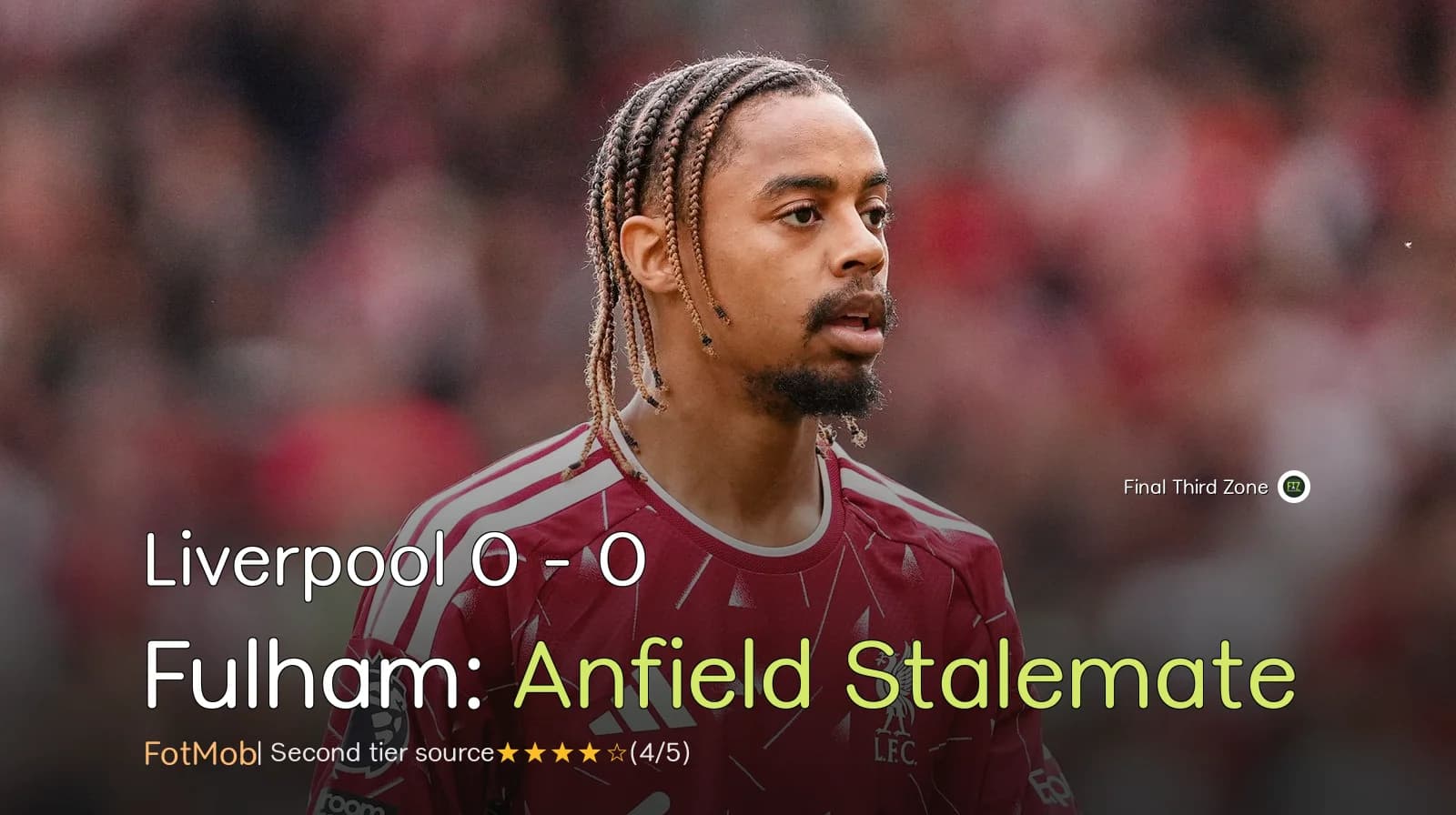 Liverpool 0 - 0 Fulham: Anfield Stalemate