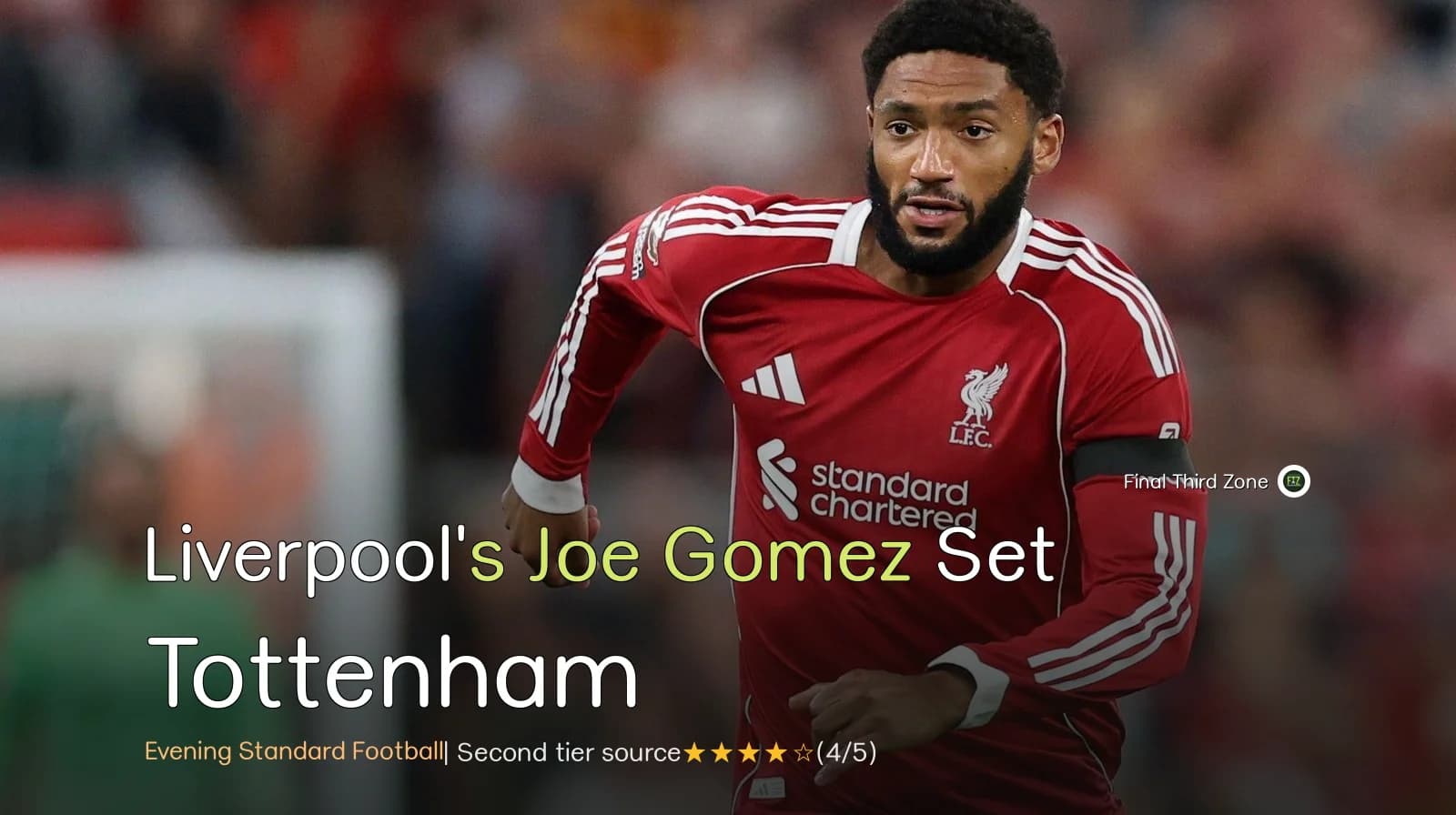 Liverpool's Joe Gomez Set for Carabao Cup Return Against Tottenham