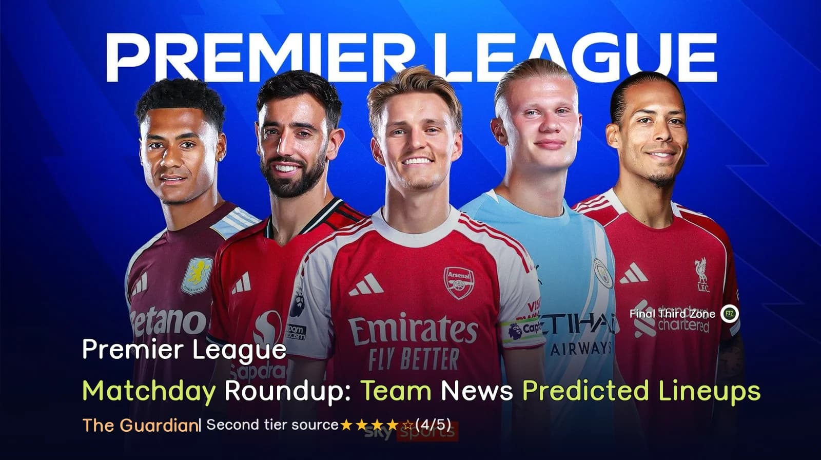 Premier League Matchday Roundup: Team News and Predicted Lineups for Matchweek 1