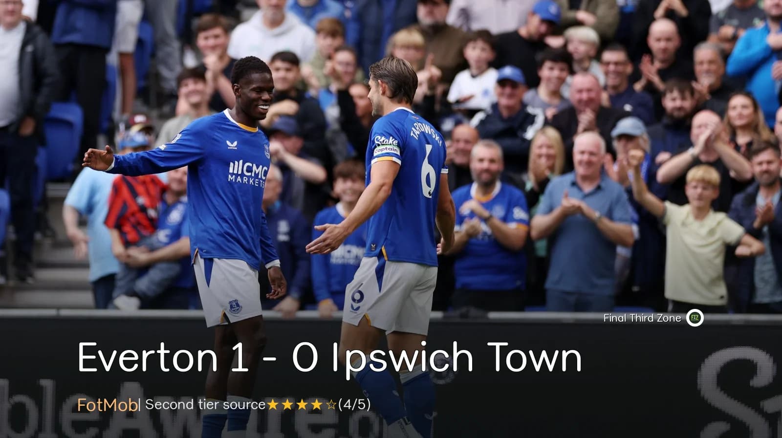 Everton 1 - 0 Ipswich Town