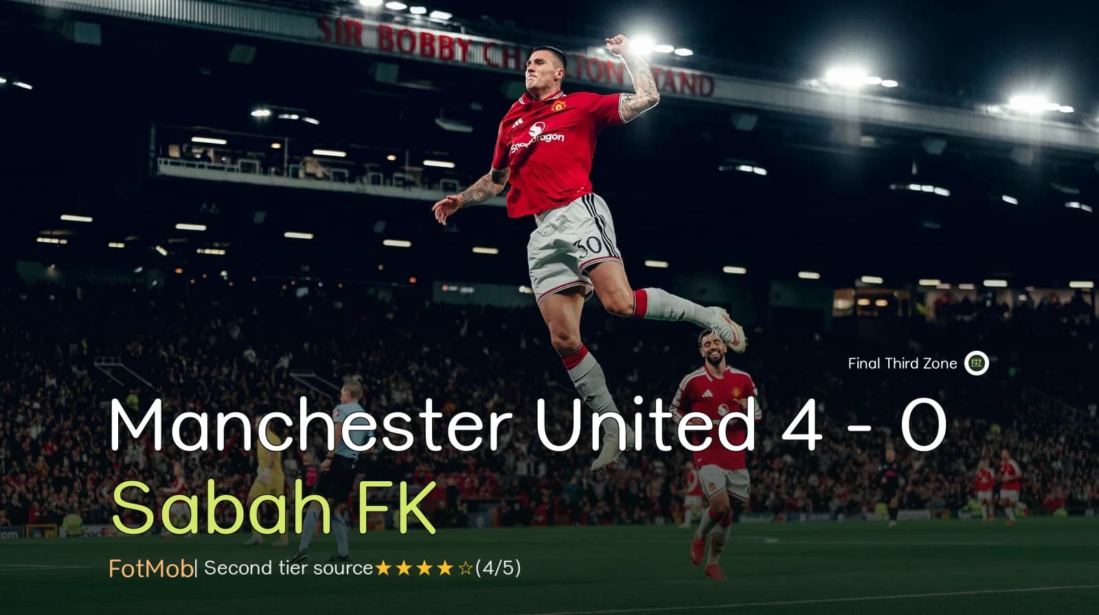 Manchester United 4 - 0 Sabah FK