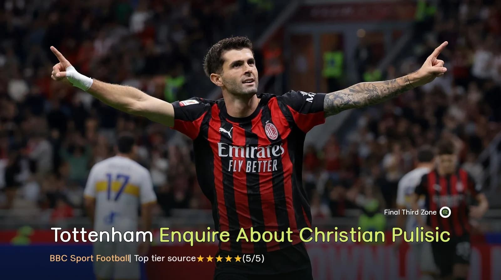 Tottenham Enquire About Christian Pulisic