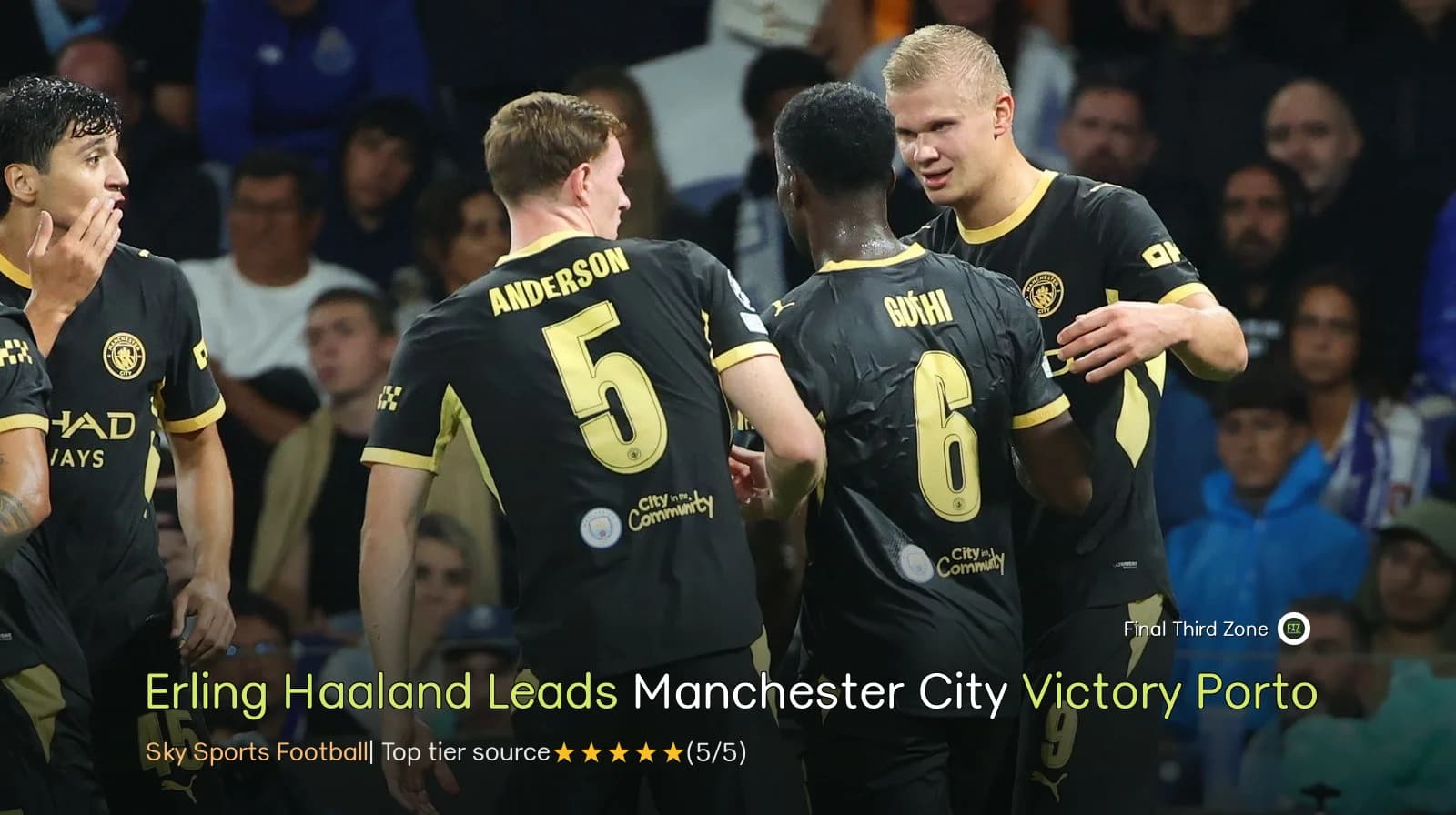 Erling Haaland Leads Manchester City to Victory Over Porto