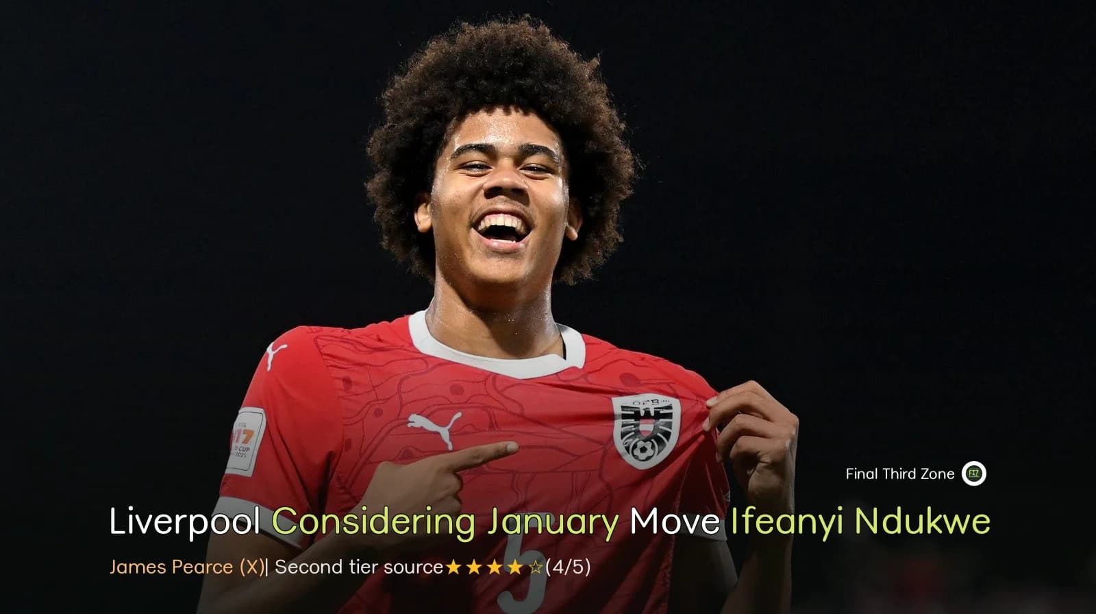 Liverpool Considering January Move for Ifeanyi Ndukwe