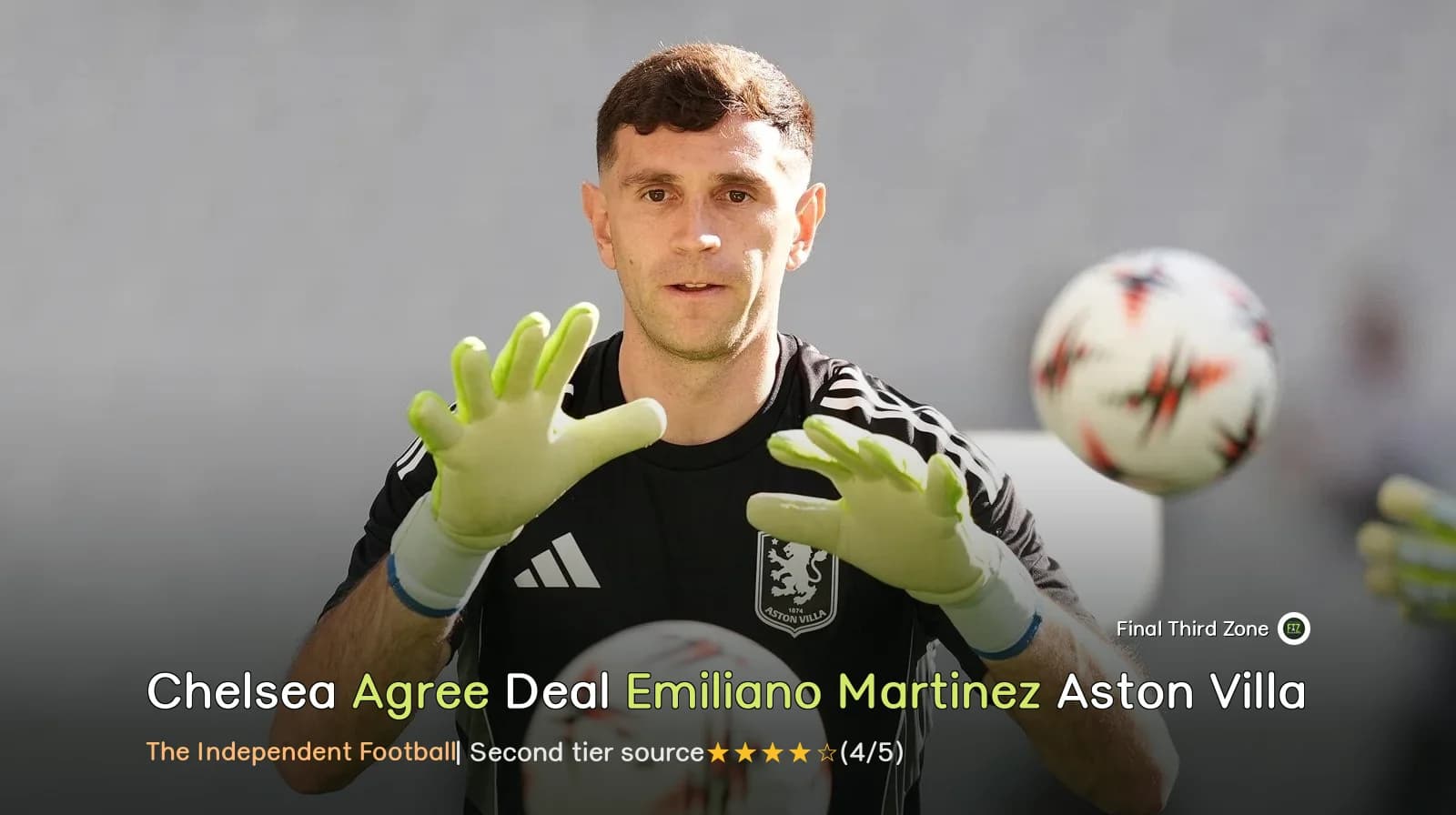 Chelsea Agree Deal for Emiliano Martinez from Aston Villa