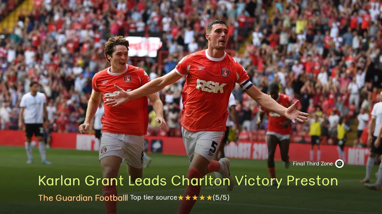 Karlan Grant Leads Charlton to Victory Over Preston
