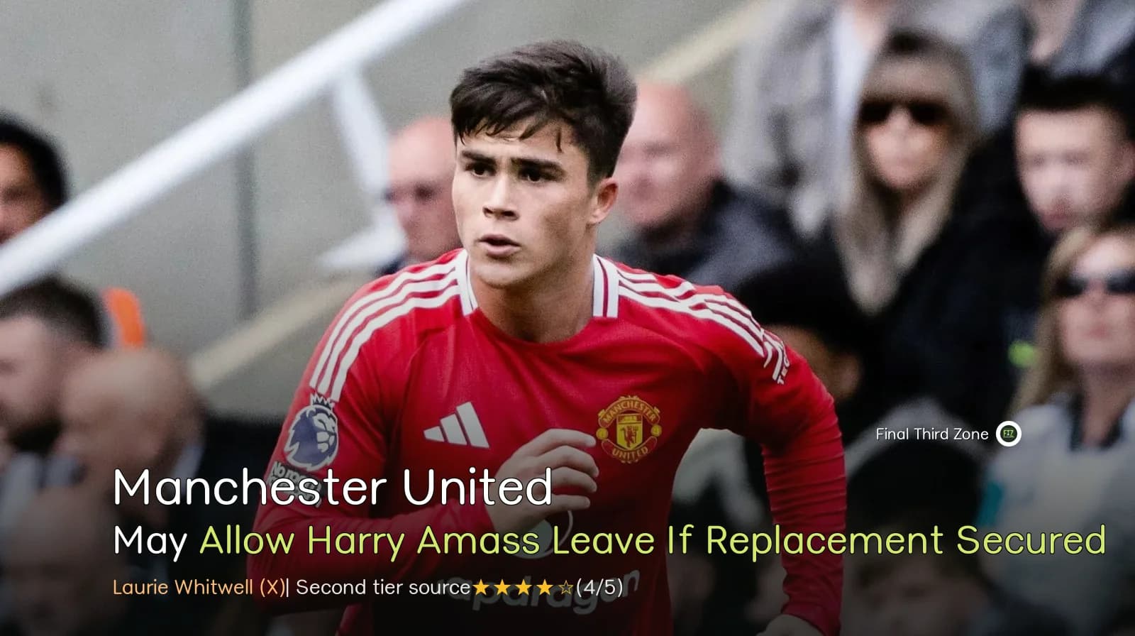 Manchester United May Allow Harry Amass to Leave If Replacement Secured
