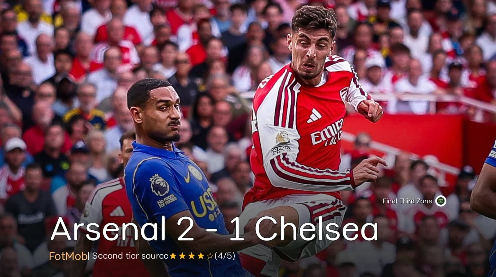 Arsenal 2 - 1 Chelsea