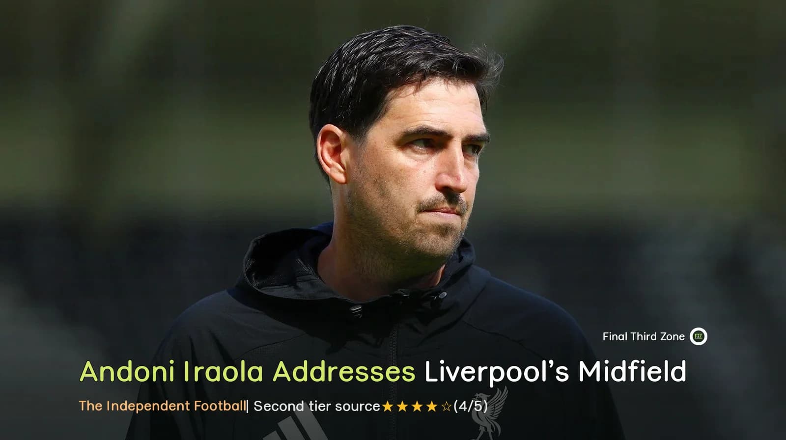 Andoni Iraola Addresses Liverpool’s Midfield Challenges After Jamie Carragher Critique