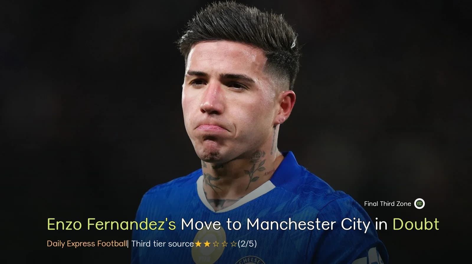 Enzo Fernández's Move to Manchester City in Doubt as Chelsea Reject £120m Bid