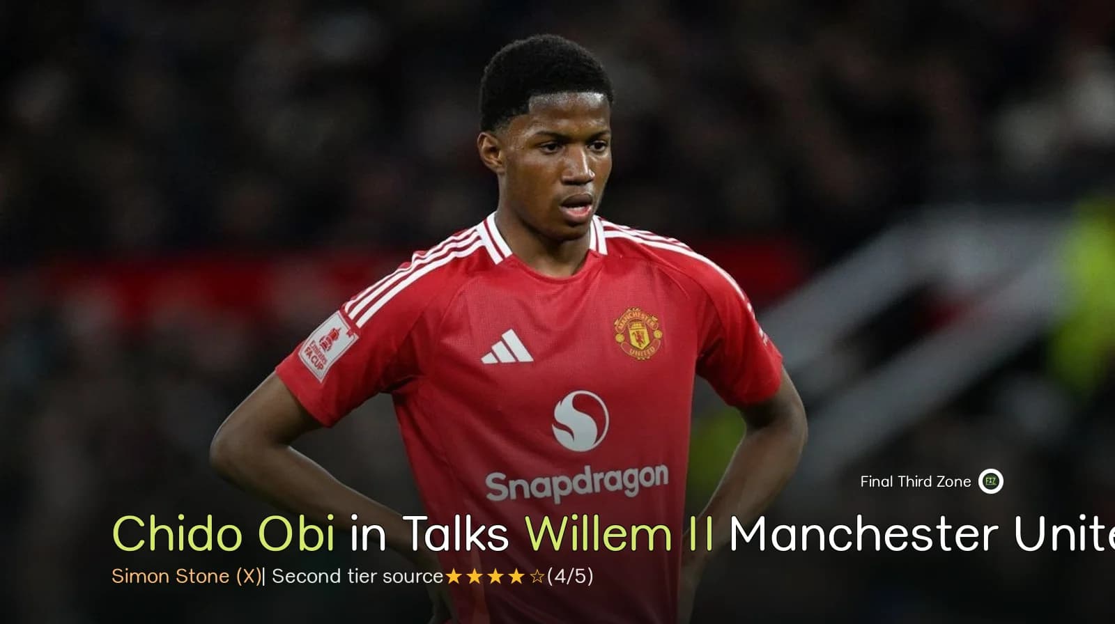 Chido Obi in Talks for Loan Move from Manchester United to Willem II