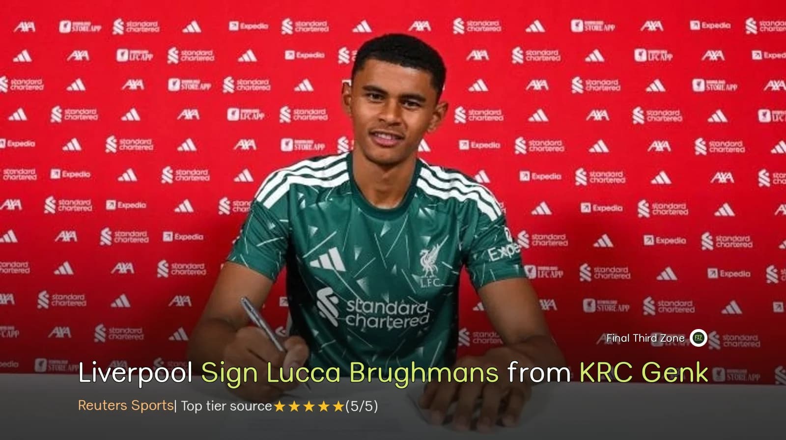 Liverpool Sign Lucca Brughmans from KRC Genk