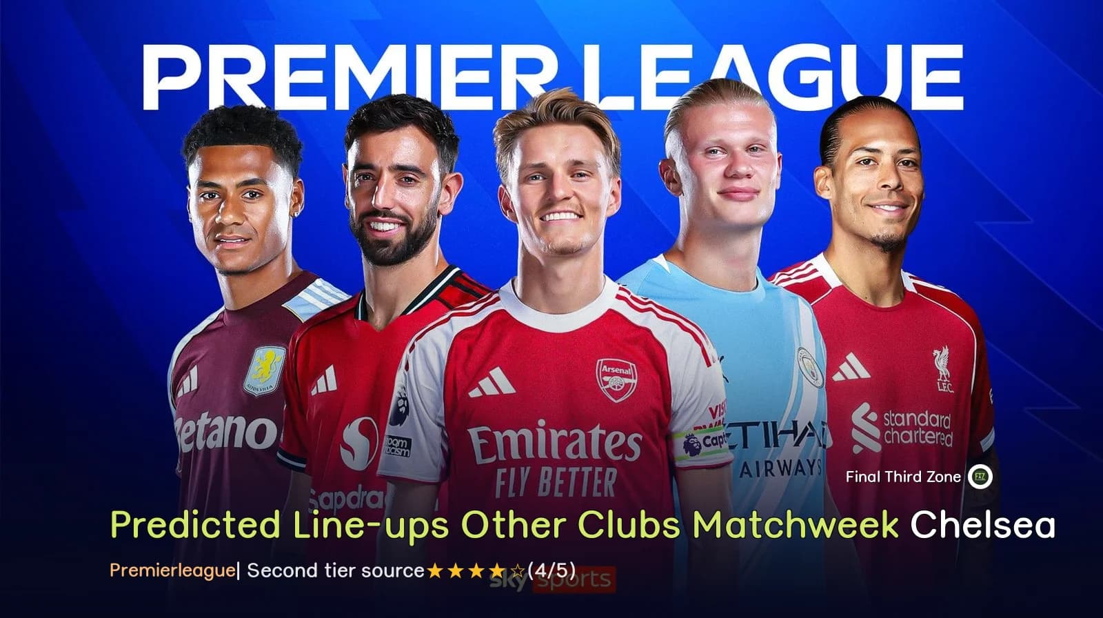 Predicted Line-ups for Chelsea and Other Premier League Clubs in Matchweek 2