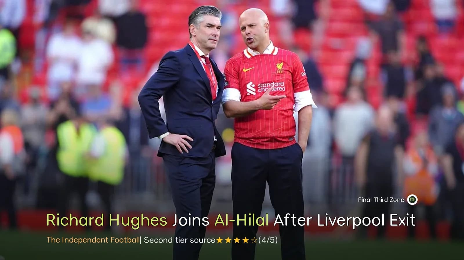 Richard Hughes Joins Al-Hilal After Liverpool Exit