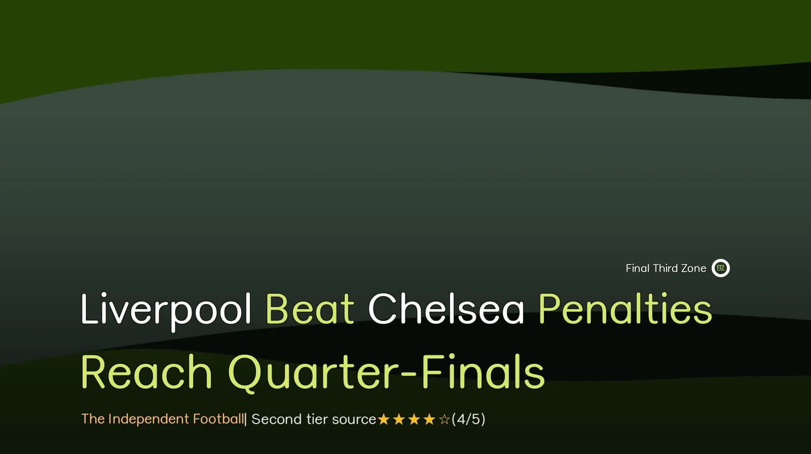 Liverpool Beat Chelsea on Penalties to Reach Carabao Cup Quarter-Finals