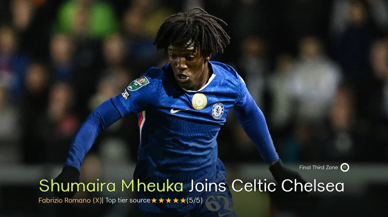 Shumaira Mheuka Joins Celtic on Loan from Chelsea