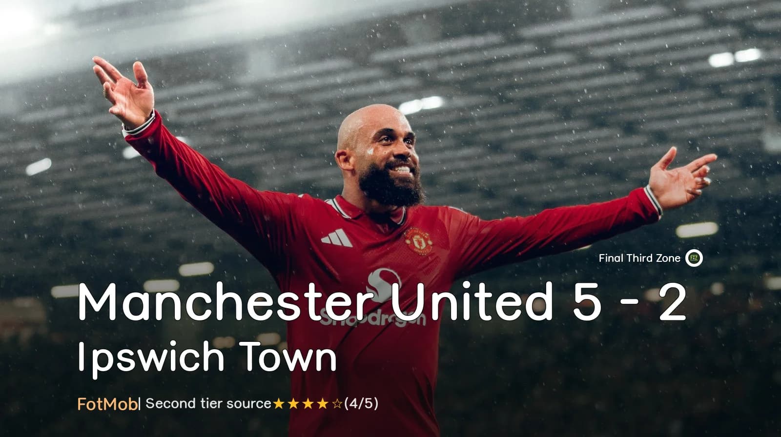 Manchester United 5 - 2 Ipswich Town