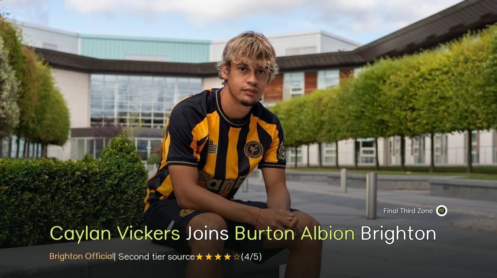 Caylan Vickers Joins Burton Albion from Brighton